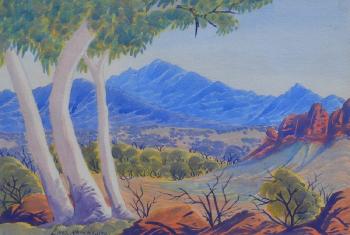 Central Australia by 
																	Ewald Namatjira