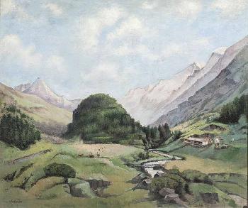 Alpenlandschaft by 
																	Hans Fehlhaber