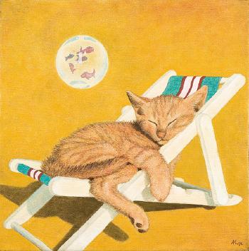 Sueño del gato by 
																	Angelica Kaak