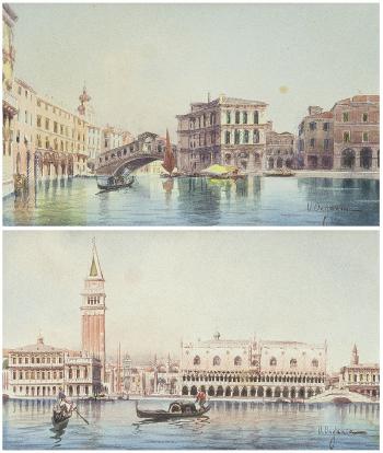 Venezia (1 and 2) by 
																	Umberto Ongania