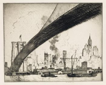 Brooklyn Bridge by 
																	B J O Norfeldt