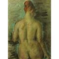 Standing Nude by 
																			Marguerite Fainmel