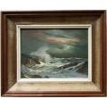 Untitled (Passing Sea Storm ) by 
																			William Edward de Garthe