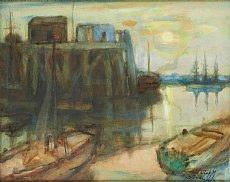 Vue d’Ostende en 1928 by 
																	Auguste Oleffe