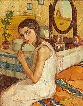 Jeune fille à sa toilette by 
																	Marie Ingels-Pauwaert