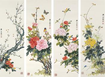 Four Seasons - Spring, Summer, Autumn and Winter by 
																	 Wan Wing Sum