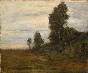 A landscape near Uden by 
																	Piet Mondrian