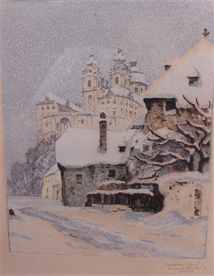 Melk im Winter by 
																			Walter Prinzl
