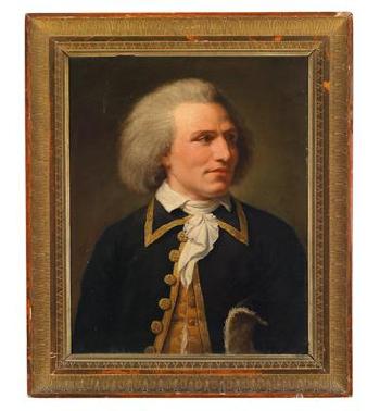 Portrait of a naval officer by 
																			Lemuel Francis Abbott