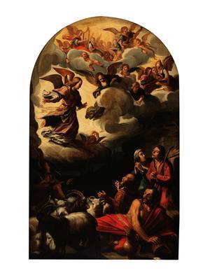 The Annunciation to the Shepherds by 
																			Jakob Wabbe