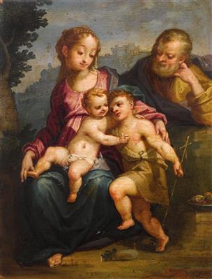 The Holy Family by 
																	 Urbino School