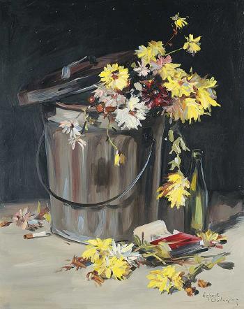 Untitled - Summer Flowers by 
																	Egbert Oudendag