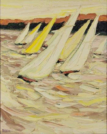 Sailboats by 
																			Jim Rabby