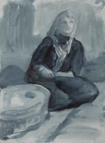 Sitzende Frau by 
																	Martin Ziegelmueller