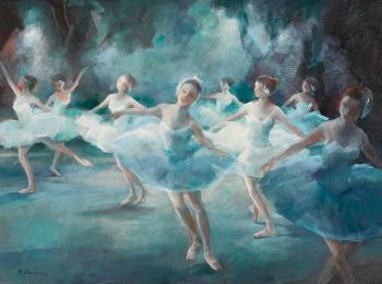 Tanz der Ballerinas by 
																	Miloslava Vrbova