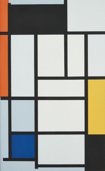 Composition rouge, bleue et jaune by 
																	Piet Mondrian