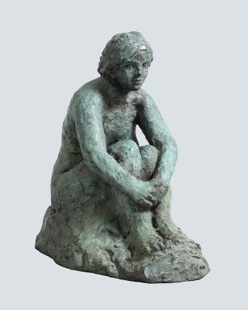 Seated nude by 
																			Elizabeth LeJeune