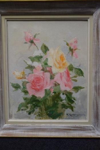 Bouquet de roses by 
																	Rene Rousseau-Decelle