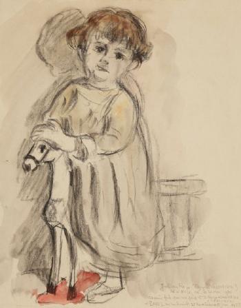 Portrait du fils de l'artiste, Julien by 
																	Joseph Victor Roux-Champion