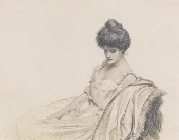 Portrait of Josephine Tarbell Ferrell (The Artist's Daughter) by 
																	Edmund C Tarbell