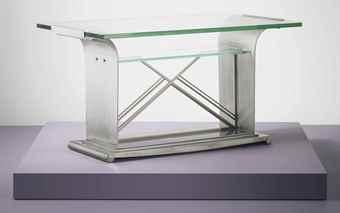 A Modernist occasional table by 
																	Leon Jallot