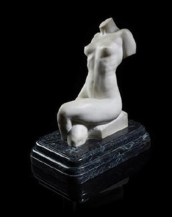 Female Nude Torso by 
																			Gleb W Derujinsky