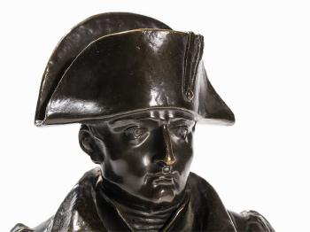 Bust of Napoleon by 
																			Noel Ruffier