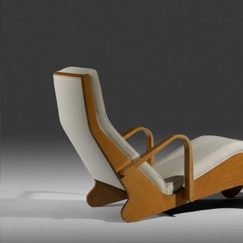 Chaise lounge by 
																			Marcel Breuer