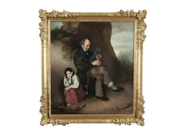 	The Limerick Piper (Patrick O'Brien) by 
																			Joseph Patrick Haverty