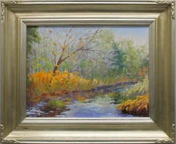 Carversville Creek by 
																			Betty Minnucci