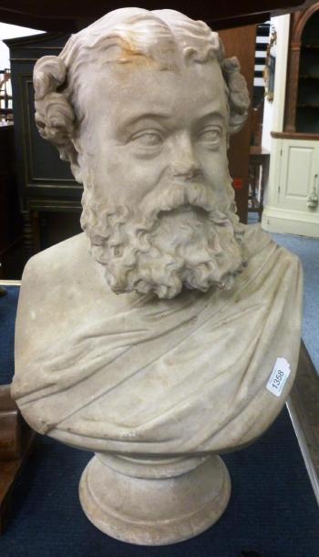 Bust of Sir James Ramsden by 
																	John Adams-Acton