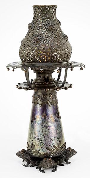 A lamp by 
																			Ludwig Vierthaler