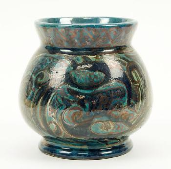A vase by 
																			Daniel Zuloaga