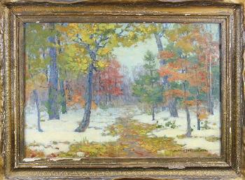 Autumn Snow by 
																			Alfred Jansson