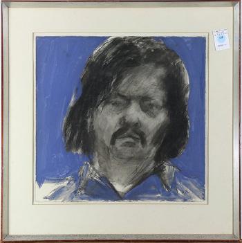 Self Portrait (Man with Moustache) by 
																			Fred Dalkey