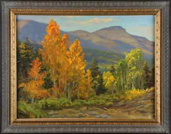 Aspen trees, Sonora pass by 
																			Charles Muench