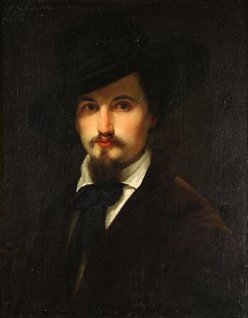 Portrait of a gentleman by 
																			Domenico Tojetti