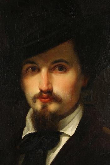 Portrait of a gentleman by 
																			Domenico Tojetti