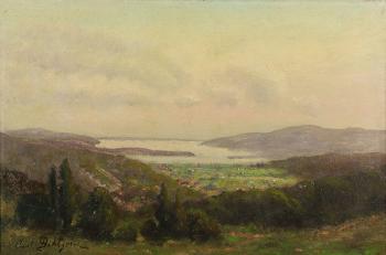 View of Clear Lake by 
																			Carl Christian Dahlgren