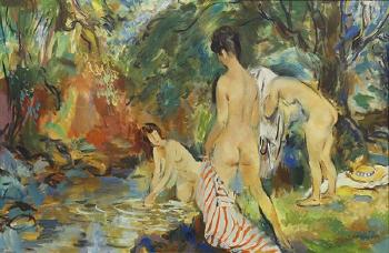 Nudes Bathing by 
																			Anton Vorauer