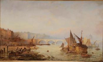 Waterloo Bridge from Hungerford by 
																			Alexander Panton