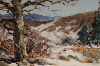 Winter Landscape by 
																			Walter C Hartson