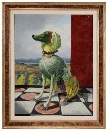 Archimboldo Dog by 
																			Vincente Viudes