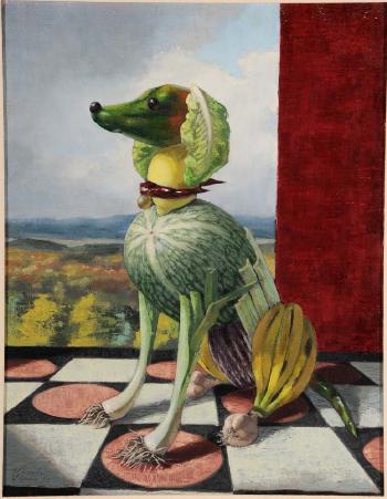 Archimboldo Dog by 
																			Vincente Viudes