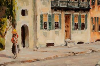 Down Church Street, Charleston by 
																			Alfred Hutty