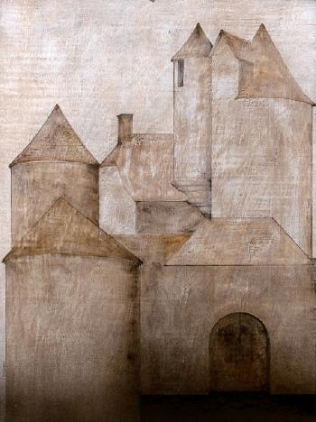 Vue d'un chateau by 
																	Pierre Saint Paul