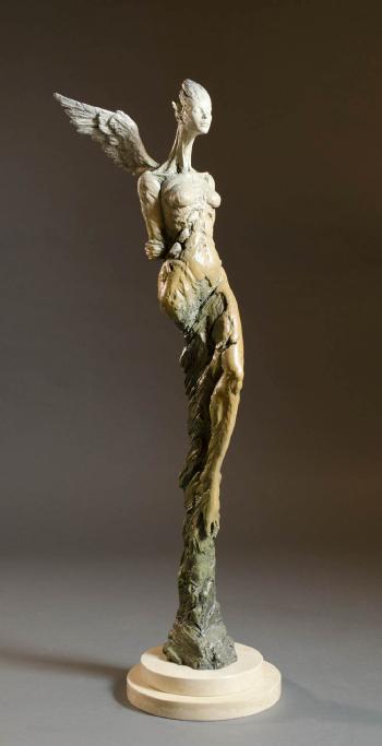Precipice, standing nude by 
																			Seth Vandable