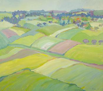 Rolling fields by 
																			Madeleine Liepe