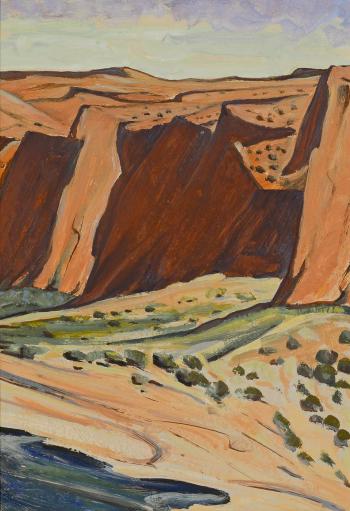 Canyon de Chelly by 
																	Arthur Haddock