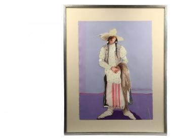 Hopi woman by 
																			Len Agrella